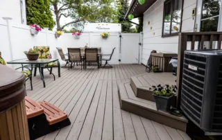 how to stain a deck